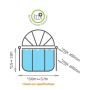 POOLTAK EXIT TOYS UNIVERSAL Ø360-370CM