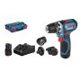 SKRUVDRAGARE BOSCH PROFESSIONAL GSR 12V-15 FC 12V 2X2,0AH