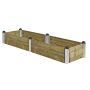PLANTERINGSLÅDA PLUS PIPE TRYCKIMPREGNERAD 240X80X36 CM