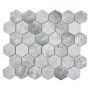 MOSAIK CURIO HEXAGON GRÅ MATT PRIS PER ARK