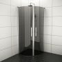 DUSCHDÖRR CAMARGUE SKÄRGÅRD RUND RÖKGLAS 100  CM