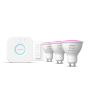 	STARTPAKET PHILIPS HUE SPOT GU10 MED STRÖMBRYTARE 3-PACK