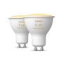 LJUSKÄLLA PHILIPS HUE SPOT GU10 4,2W 2-PACK