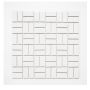 MOSAIK WINDMILL VIT BLANK 30X30CM PRIS PER ARK