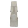 TRÄDGÅRDSDEKORATION MOAI BEIGE 60CM