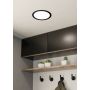 LED-PLAFOND EGLO FUEVA INFÄLLD 21,6CM SVART