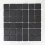 MOSAIK SQUARE UNI ANTISLIP SVART 4,65X4,65CM PRIS PER ARK