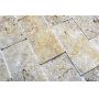 MOSAIK WELSCHEIT SPLITFACE TRAVERTINE NOCE 3D 30X30CM PRIS PER ARK