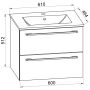KOMMODPAKET VCM BADINOS BADINOS 60CM