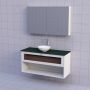 BADRUMSMÖBEL CAMARGUE AURA BOX 120CM