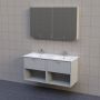 BADRUMSMÖBEL AURA BOX PORSLIN DUBBEL 120CM