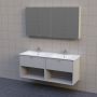 BADRUMSMÖBEL AURA BOX PORSLIN DUBBEL 140CM