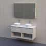 BADRUMSMÖBEL AURA BOX BÄNKSKIVA DUBBEL 120CM