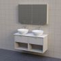 BADRUMSMÖBEL AURA BOX BÄNKSKIVA DUBBEL 120CM