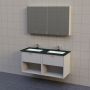 BADRUMSMÖBEL AURA BOX BÄNKSKIVA DUBBEL 120CM