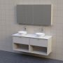 BADRUMSMÖBEL AURA BOX BÄNKSKIVA DUBBEL 140CM
