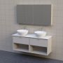 BADRUMSMÖBEL AURA BOX BÄNKSKIVA DUBBEL 140CM