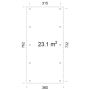 CARPORT PALMAKO KARL 23,1M²