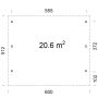CARPORT PALMAKO KARL 20,6M²