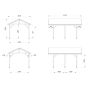 CARPORT PALMAKO ROBERT 11,7M²