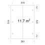 CARPORT PALMAKO ROBERT 11,7M²
