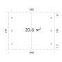 CARPORT PALMAKO ROBERT 20,6M²