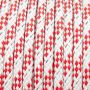 STORSKOTSLINA POLY-BRAID-24 Ø10MM VIT/RÖD PRIS PER METER