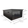 GARAGE AM ROBOTS THE CUBE LARGE SVART 