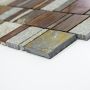 MOSAIK WELSCHEIT RECTANGLE STONE/COPPER MIX PRIS PER ARK
