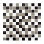 MOSAIK SJÄLVHÄFTANDE BRUN/VIT/SVART 30X30CM PRIS PER ARK