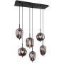TAKLAMPA GLOBO BLACKY 6 SVART 