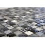 MOSAIK WELSCHEIT SQUARE GLAS/STEN GRÅ 30,5X30,5CM PRIS PER ARK