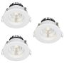 DOWNLIGHT MARKSLÖJD LED TYR VIT 3-PACK