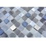 MOSAIK WELSCHEIT SQUARE MIX NERO 30X30CM PRIS PER ARK