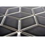 MOSAIK CUBE 3D BLACK 26,6X30,5CM PRIS PER ARK