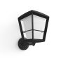 VÄGGLAMPA PHILIPS HUE ECONIC SVART UTOMHUS