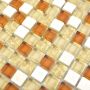 MOSAIK WELSCHEIT GLOBE CRYSTAL/MARMOR MIX BEIGE PRIS PER ARK