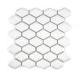 MOSAIK METRO DIAMOND VIT MATT 6X4.8 CM