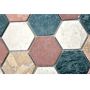 MOSAIK HEXAGON MARBLE MIX 29,8X30,5CM PRIS PER ARK