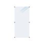 GLASSTAKET PLUS FROSTAT GLAS INKL 6ST BESLAG 90X180CM