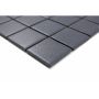 MOSAIK SVART MATT HALKFRITT 4.8X4.8CM PRIS PER ARK