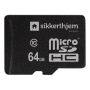 MINNESKORT SIKKERTHJEM MICROSD KORT 64GB