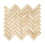 MOSAIK WELSCHEIT HERRINGBONE BEIGE 31,8X27,1CM PRIS PER ARK