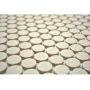 MOSAIK PENNY ROUND LIGHT BEIGE 31,5X29,4CM PRIS PER ARK