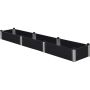 PLANTERINGSLÅDA PLUS PIPE 400X80X36CM SVART