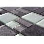 MOSAIK WELSCHEIT MIX SILVER/BLACK 30X30CM PRIS PER ARK