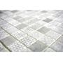 MOSAIK WELSCHEIT SQUARE PATCHWORK GREY 31,5X31,5CM PRIS PER ARK