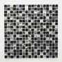 MOSAIK SQUARE CRYSTAL STEEL MIX 1,5X1,5CM PRIS PER ARK
