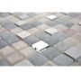 MOSAIK SQUARE MIX GRIGIO 30X30CM PRIS PER ARK