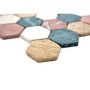 MOSAIK HEXAGON MARBLE MIX 29,8X30,5CM PRIS PER ARK
